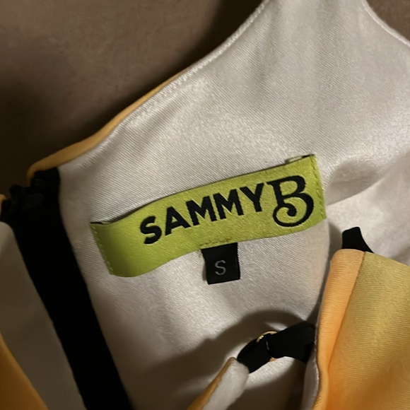 SAMMY B. NWOT Corset Detail Top - Yellow Green Ombre - Size S - Picture 5 of 10